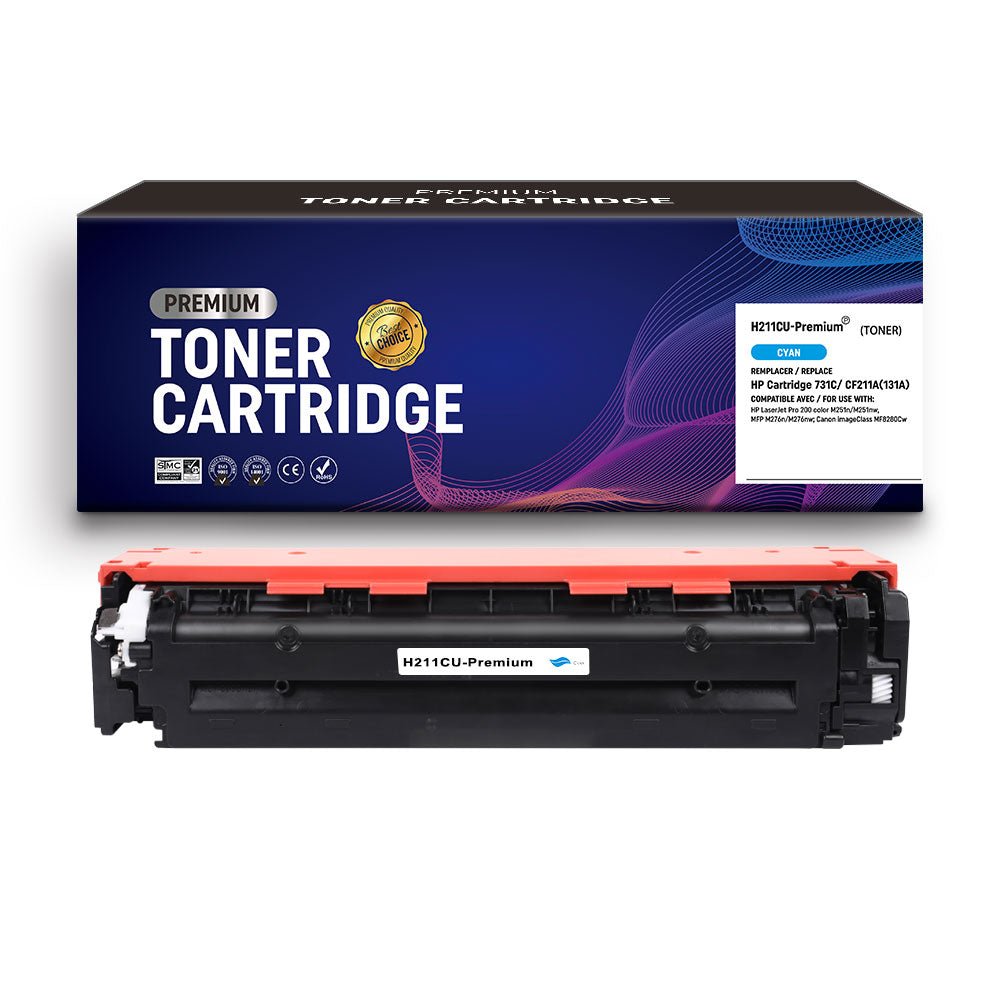 Cartouche de toner Compatible HP Cartridge 731C/ CF211A131A Cyan 1800pages - KERA FRANCE Cartouche de toner Compatible HP Cartridge 731C/ CF211A131A Cyan 1800pages - KERA FRANCE